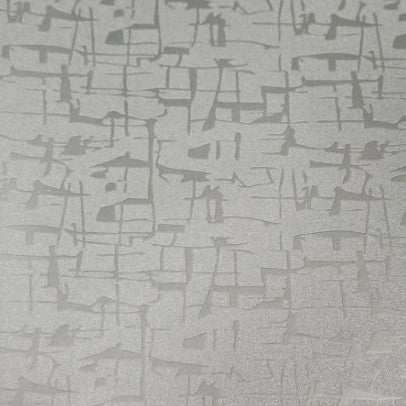 VINIL FIBRA DE CARBONO ESTILO LETRAS CHINAS PLATEADO