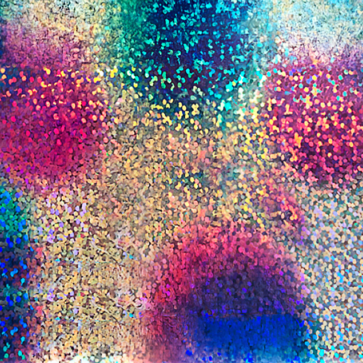 VINIL TEXTIL HOLOGRAFICO 19" MULTI DOT
