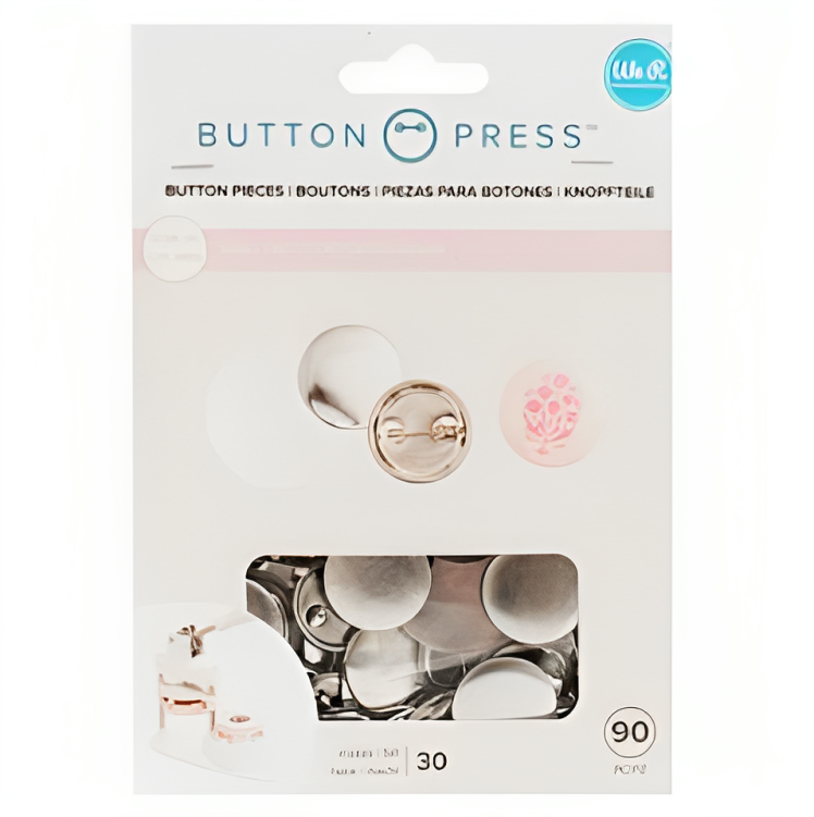 REPUESTOS PARA BOTONES DE 25MM (INCLUYE BOTON, RESPALDO Y ACETATO, PARA ARMAR 30UNIDADES)