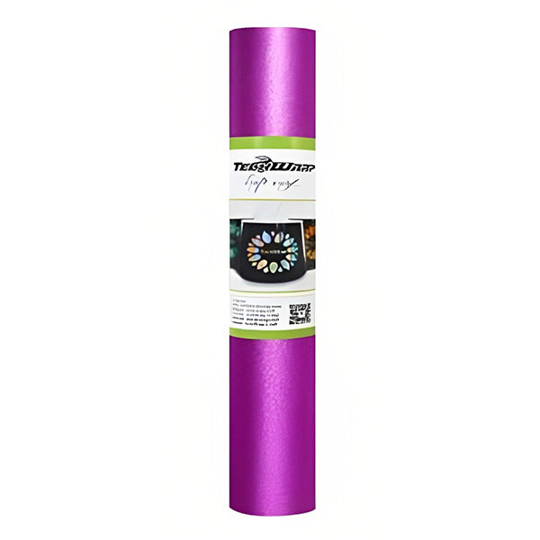 ROLLO DE VINIL ADHESIVO ROSA MAGENTA GLITTER 12"X5'