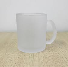 TAZA DE VIDRIO GLASEADO 11oz