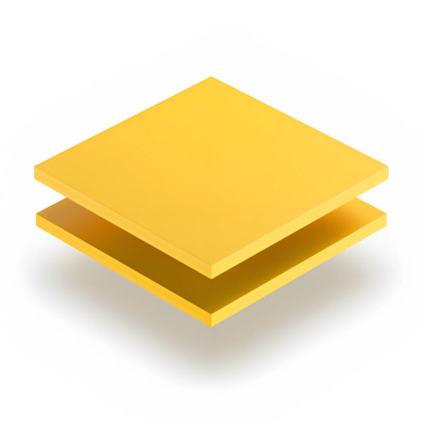 PLANCHA AMARILLA DE PVC 3MM 4X8'