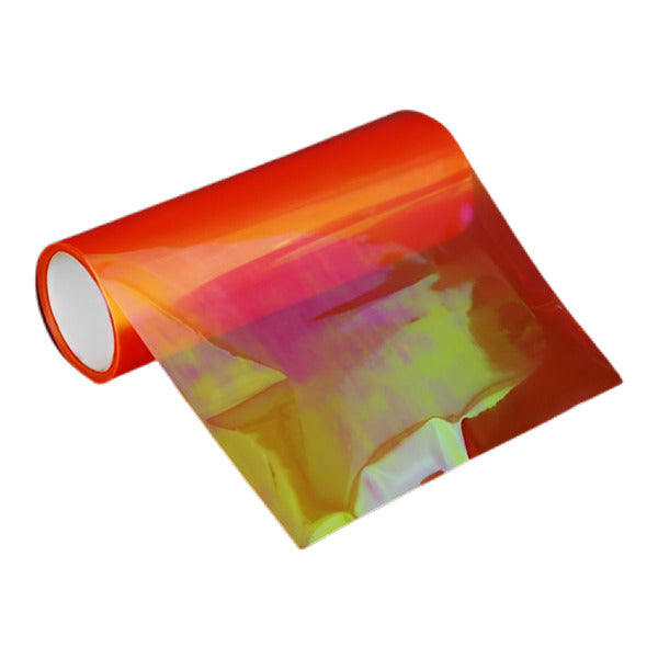 ROLLO DE VINIL ADHESIVO TORNASOL NARANJA 12"X5'