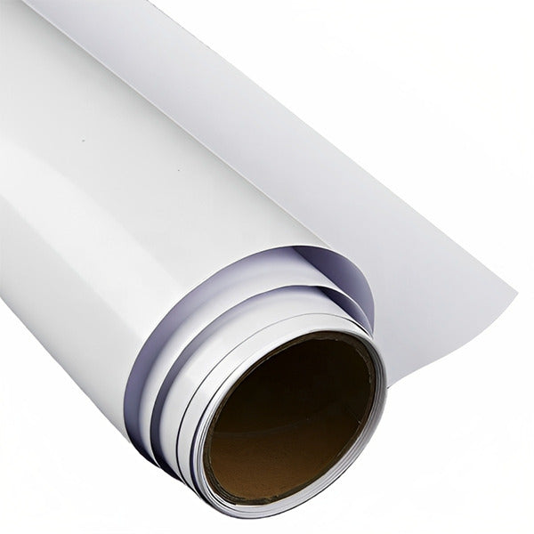 ROLLO DE VINIL ADHESIVO TORNASOL BLANCO 12"X5'