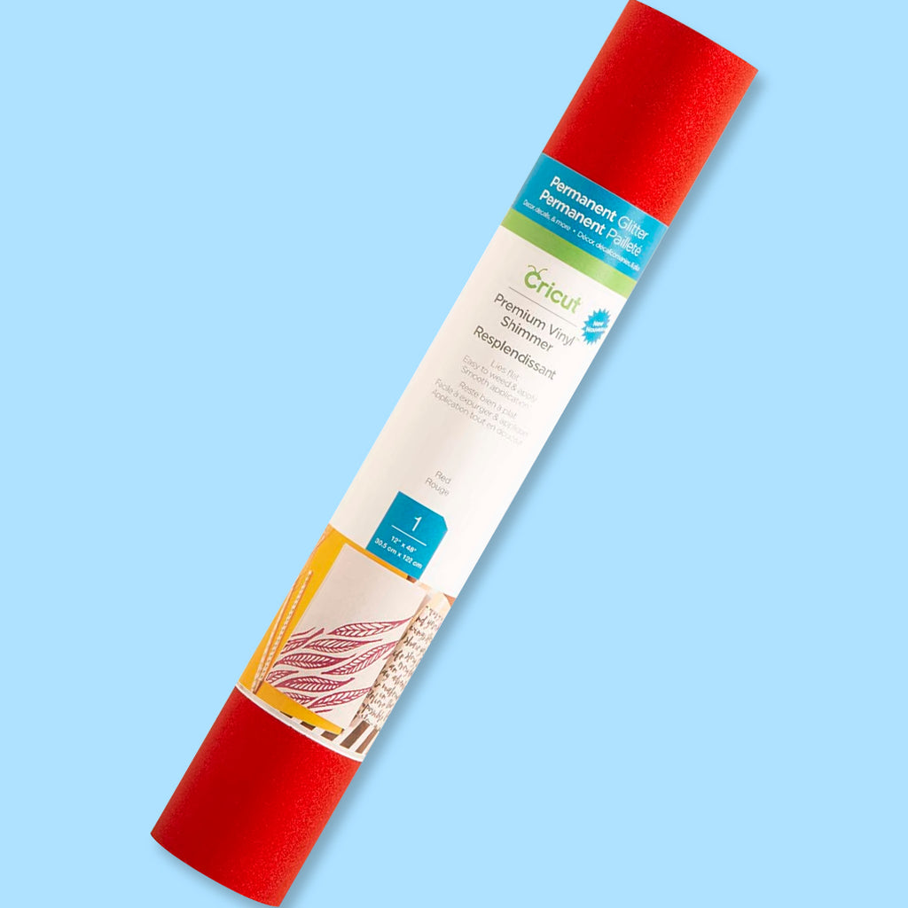 ROLLO DE VINIL ADHESIVO ROJO BRILLANTE 12" X 48"