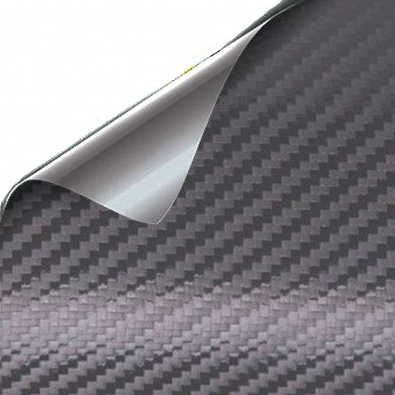 VINIL ADHESIVO FIBRA DE CARBONO COLOR GRIS 48"