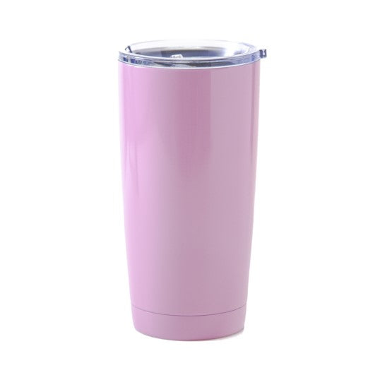 TERMO DOBLE PARED 20 OZ COLOR ROSADO PARA GRABADO LÁSER
