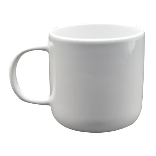 TAZA BLANCA 13OZ CON BASE REDONDA