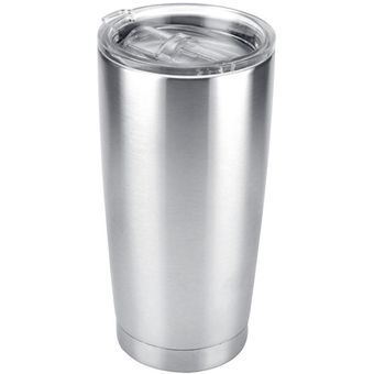 TERMO DOBLE PARED 20 OZ PLATA