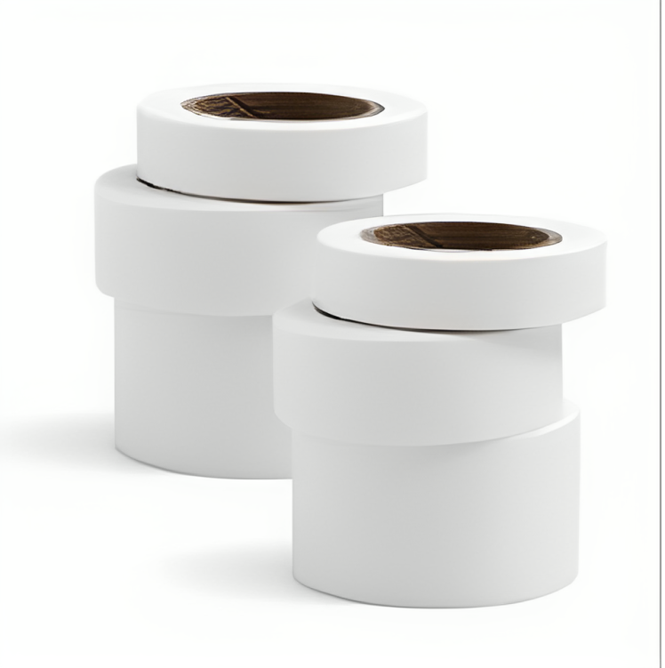 KIT DE TAPE  BLANCO PARA IMPRESION (INCLUYE 6 UNIDADES EN DIFERENTES TAMAÑOS)