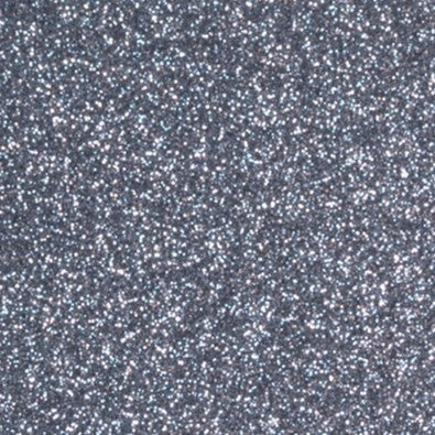 VINIL TEXTIL TERMOTRANSFERIBLE GLITTER NEGRO PLATEADO 20"X1'