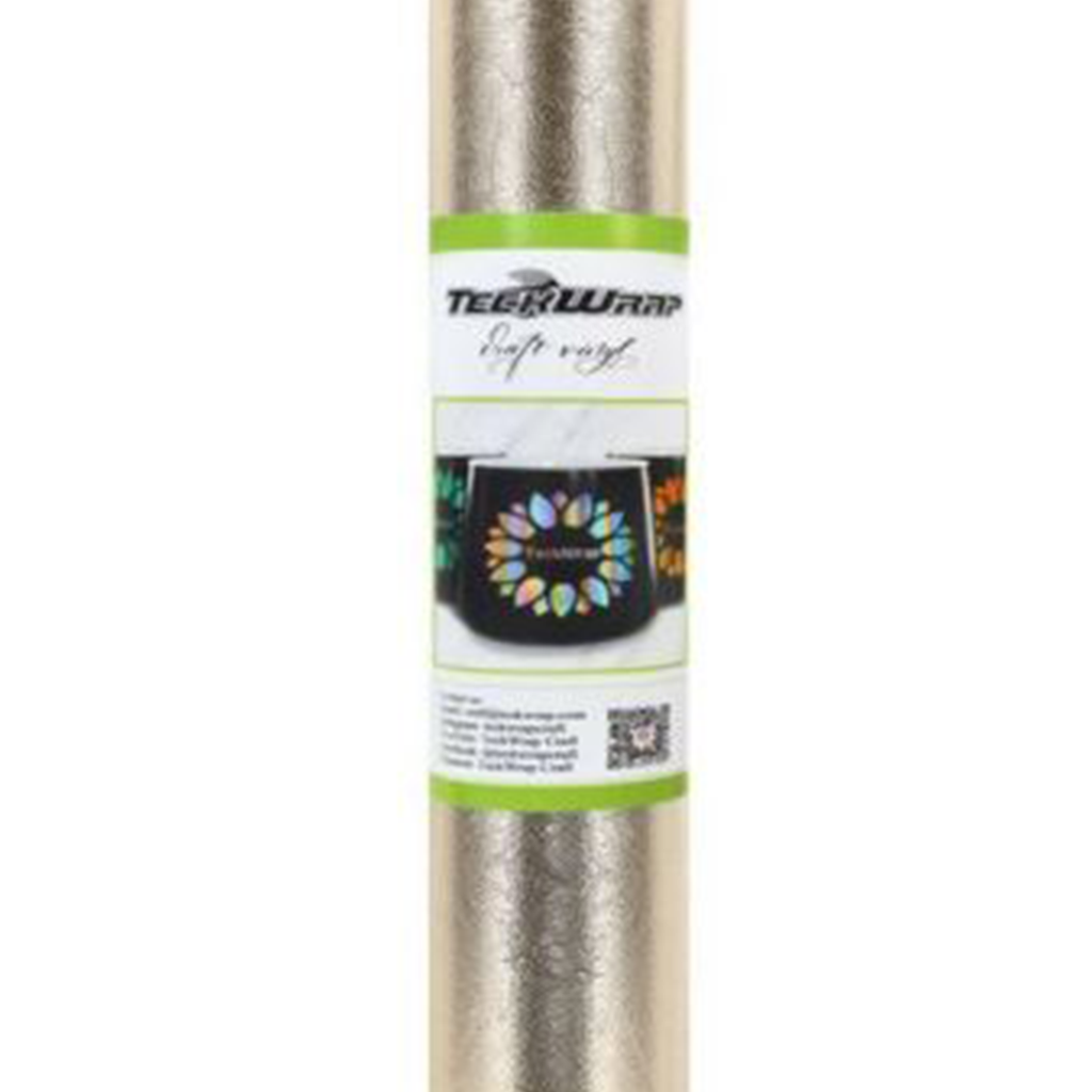 ROLLO DE VINIL ADHESIVO DORADO CHAMPAGNE GLITTER 12"X5'