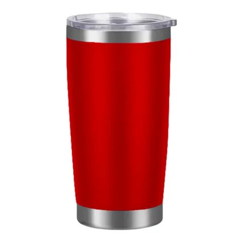 TERMO DOBLE PARED DE ACERO 20 OZ COLOR ROJO QATAR