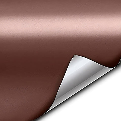 ROLLO DE VINIL ADHESIVO CROMADO SATINADO ROSE GOLD 12"X5'