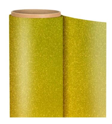 VINIL TEXTIL TERMOTRANSFERIBLE REFLECTIVO TWINKLE DORADO 20" X 1'