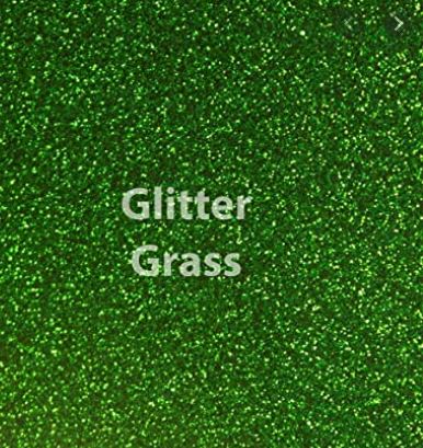 VINIL TEXTIL TERMOTRANSFERIBLE CON GLITTER VERDE GRASS