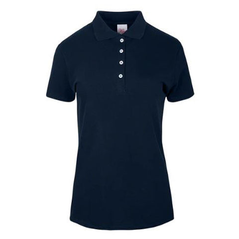 BLUSA TIPO POLO PARA MUJER MANGA CORTA TALLA M COLOR AZUL MARINO
