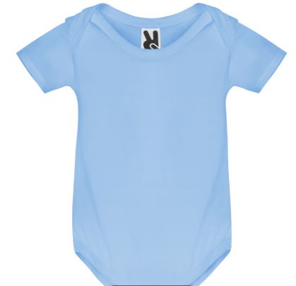 BODY DE BEBÉ TALLA 9 MESES COLOR CELESTE