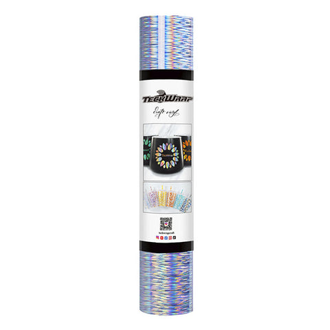 ROLLO DE VINIL ADHESIVO HOLOGRAFICO STARLIGTH PLATEADO 12"X5'
