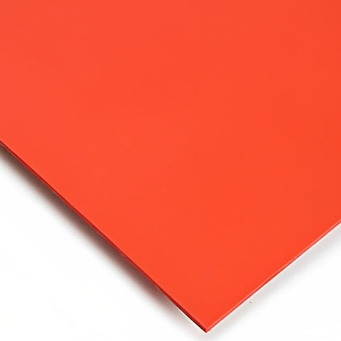 PLANCHA ROJA DE PVC 3MM 4X8'