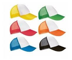 GORRA DE FOAM BLANCO CON MALLA ROJA