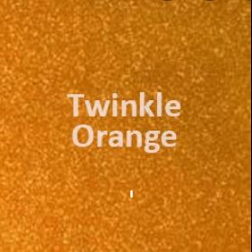 VINIL TEXTIL TERMOTRANSFERIBLE REFLECTIVO TWINKLE NARANJA  20" X 1'