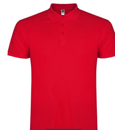 CAMISA TIPO POLO DE HOMBRE TALLA S COLOR ROJO