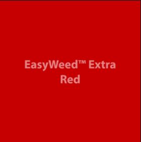 VINIL TEXTIL TERMOTRANSFERIBLE EASYWEED EXTRA ROJO 15"X1'