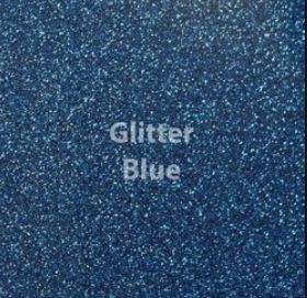 VINIL TEXTIL TERMOTRANSFERIBLE CON GLITTER AZUL