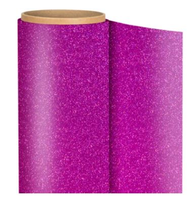 VINIL TEXTIL TERMOTRANSFERIBLE REFLECTIVO TWINKLE FUCSIA 20" X 1'