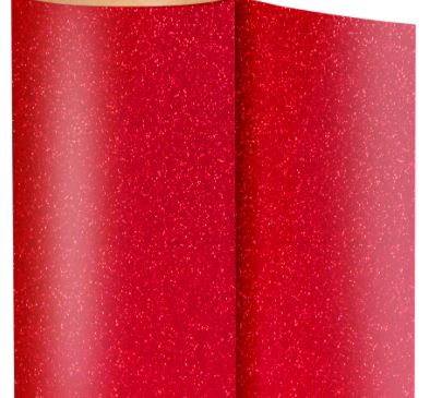 VINIL TEXTIL TERMOTRANSFERIBLE REFLECTIVO TWINKLE ROJO 20" X 1'