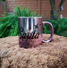 TAZA 11 OZ TIPO ESPEJO COLOR COBRE