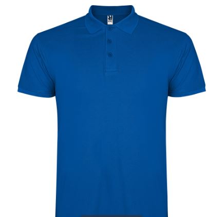 CAMISA TIPO POLO DE HOMBRE TALLA L COLOR AZUL ROYAL