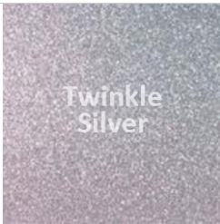 VINIL TEXTIL TERMOTRANSFERIBLE REFLECTIVO TWINKLE PLATEADO 20" X 1'