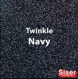 VINIL TEXTIL TERMOTRANSFERIBLE REFLECTIVO TWINKLE NAVY 20" X 1'