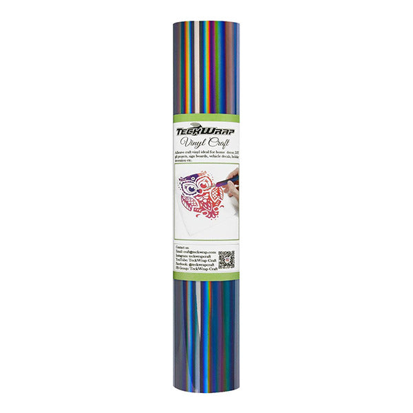 ROLLO DE VINIL ADHESIVO HOLOGRAFICO BRILLANTE GRIS OSCURO 12"X5'