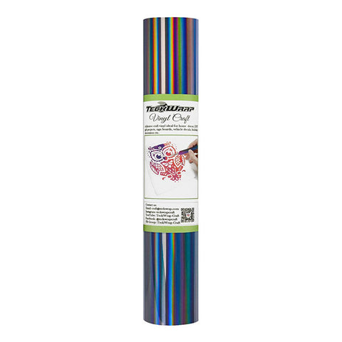 ROLLO DE VINIL ADHESIVO HOLOGRAFICO BRILLANTE GRIS OSCURO 12"X5'