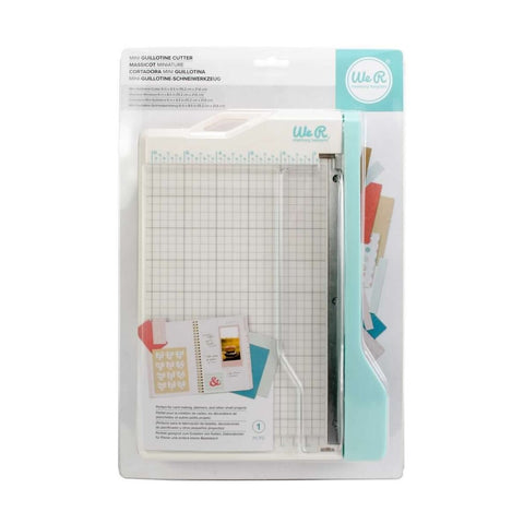 MINI GUILLOTINA PARA CORTAR PAPEL O CARTULINA, TAMAÑO DE LA HOJA DE CORTE DE 21.59CM