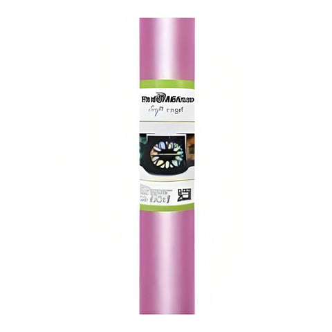 ROLLO DE VINIL ADHESIVO ROSA CLAVEL GLITTER 12"X5'