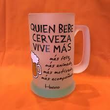 TAZA CERVECERA DE VIDRIO ESMERILADO 16oz