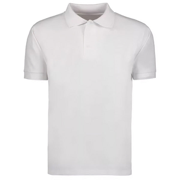 PLAYERA TIPO POLO INFANTIL TALLA 9/10 COLOR BLANCO