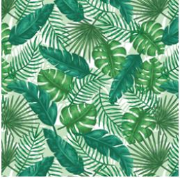 EASY PATTERN TROPICAL LEAVES
