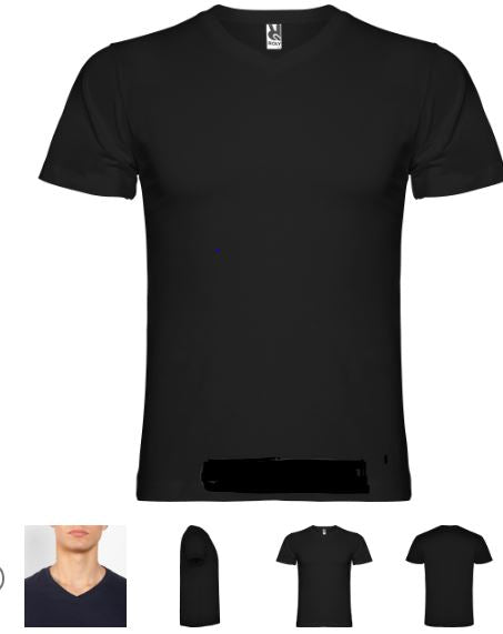 CAMISETA UNISEX COLOR NEGRO TALLA M